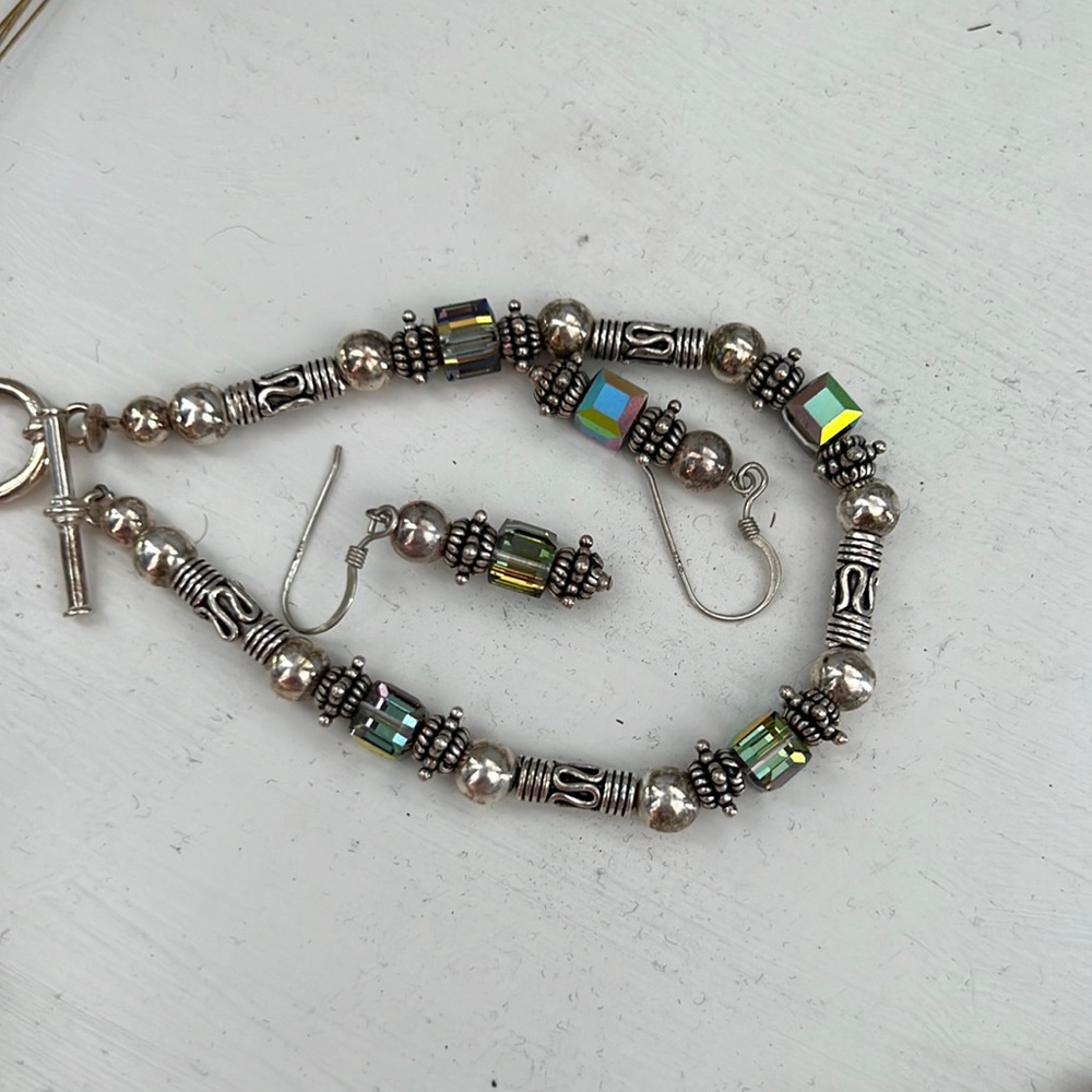 Silpada bracelet and earring set